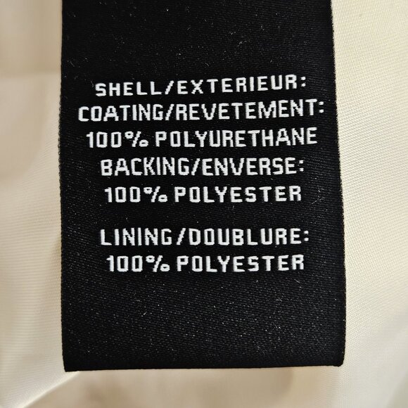 Seven for Mankind Women's Vegan Leather Jacket - NWT - Size Small - Beige - Picture 3 of 5